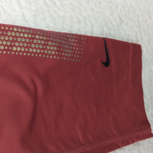 Nike Dri-Fit Women's Red Reflective Active Leggings Size S - Picture 3 of 6